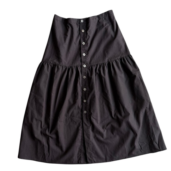 bohme Dresses & Skirts - Böhme drop waist A-line skirt linen blend large